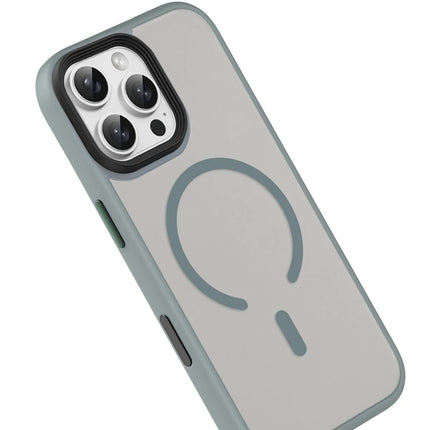 iPhone 16 Pro Max Megane Magsafe Kapak Kılıf - Titan Gri 4