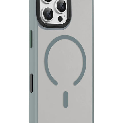 iPhone 16 Pro Max Megane Magsafe Kapak Kılıf - Titan Gri 3