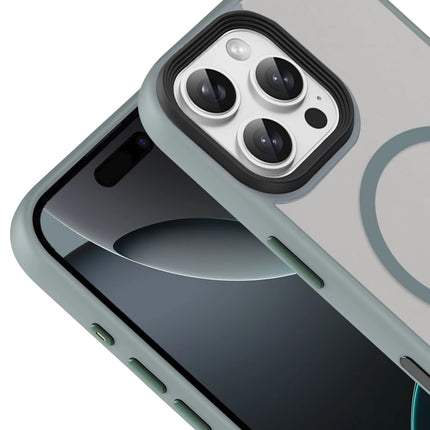 iPhone 16 Pro Max Megane Magsafe Kapak Kılıf - Titan Gri 2