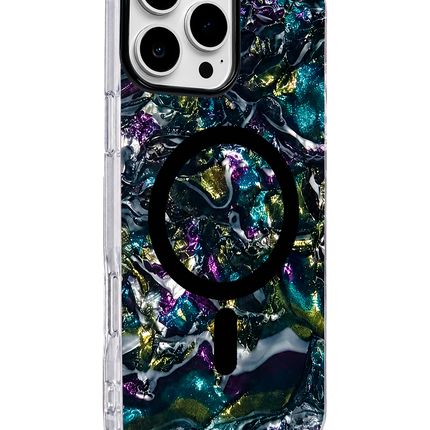 iPhone 16 Pro Max Mila Dalgalı Magsafe Kapak Kılıf - Lacivert 3