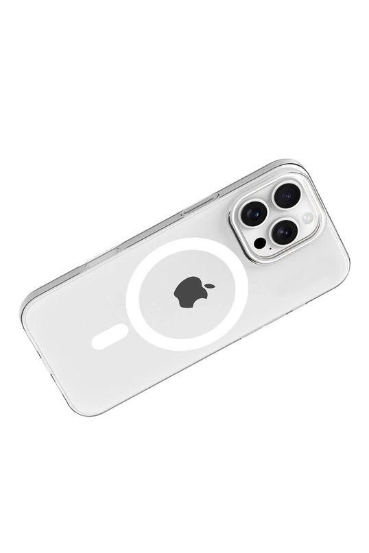 iPhone 16 Pro Max PC Blank Magsafe Kapak Kılıf - Şeffaf 2