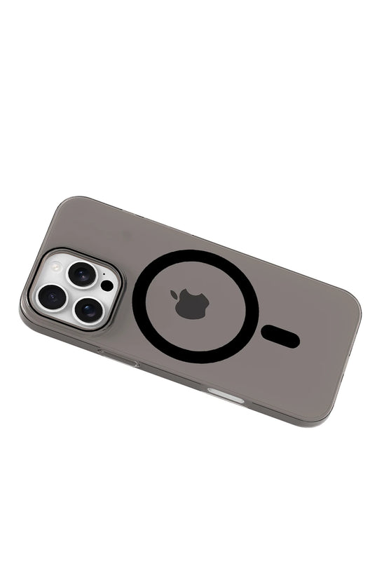 iPhone 16 Pro Max PC Blank Magsafe Kapak Kılıf - Siyah 2