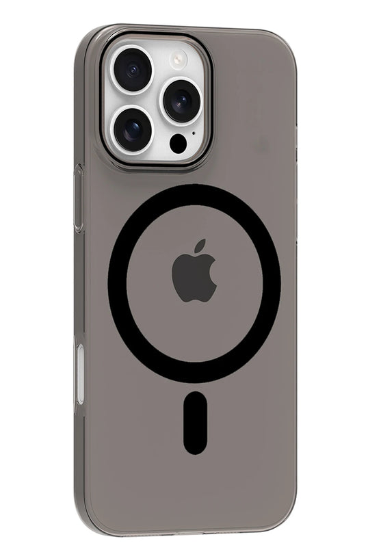 iPhone 16 Pro Max PC Blank Magsafe Kapak Kılıf - Siyah