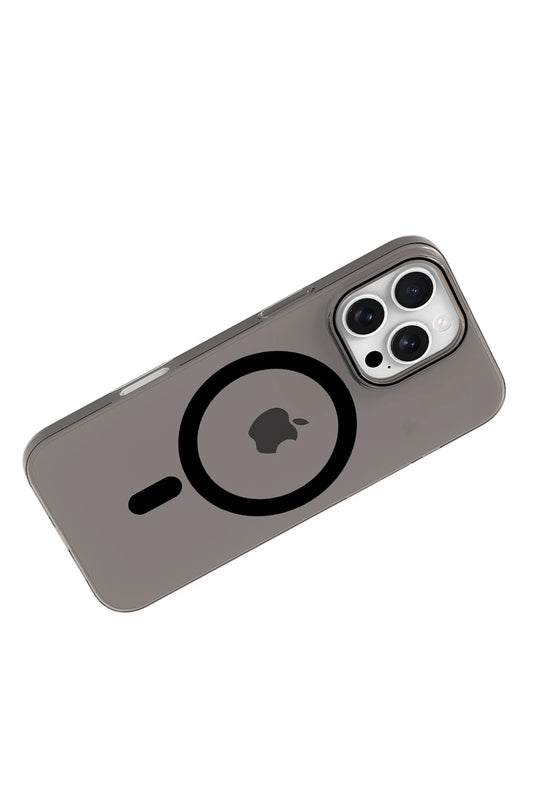 iPhone 16 Pro Max PC Blank Magsafe Kapak Kılıf - Siyah 3