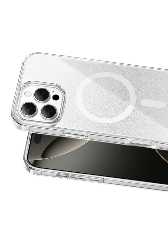 iPhone 16 Pro Max Sora Simli Magsafe Kapak Kılıf - Beyaz 2