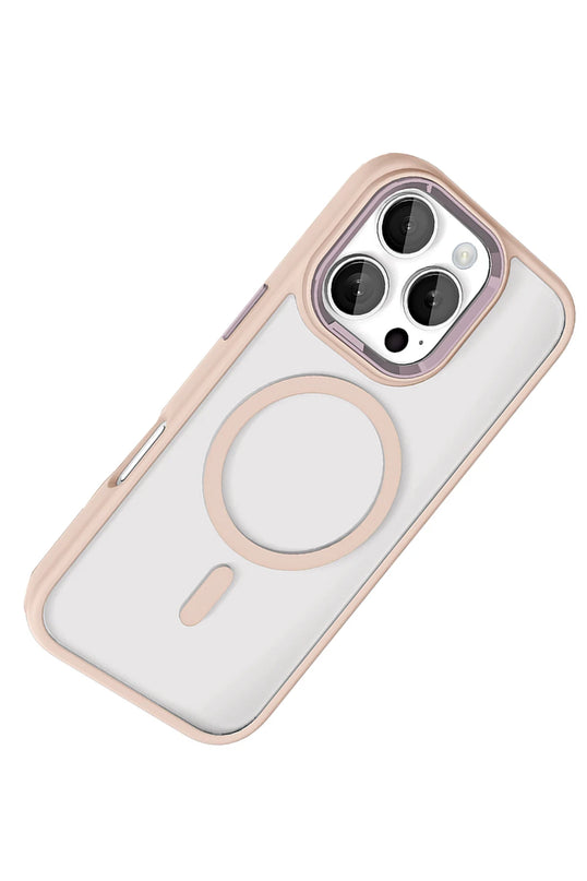 iPhone 16 Pro Max Terea Magsafe Kapak Kılıf - Pembe 3