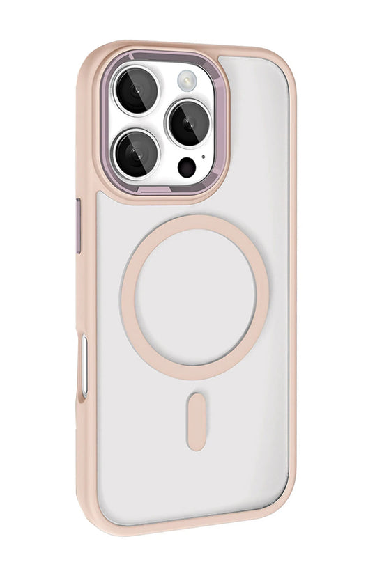 iPhone 16 Pro Max Terea Magsafe Kapak Kılıf - Pembe 2