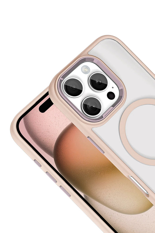 iPhone 16 Pro Max Terea Magsafe Kapak Kılıf - Pembe 4