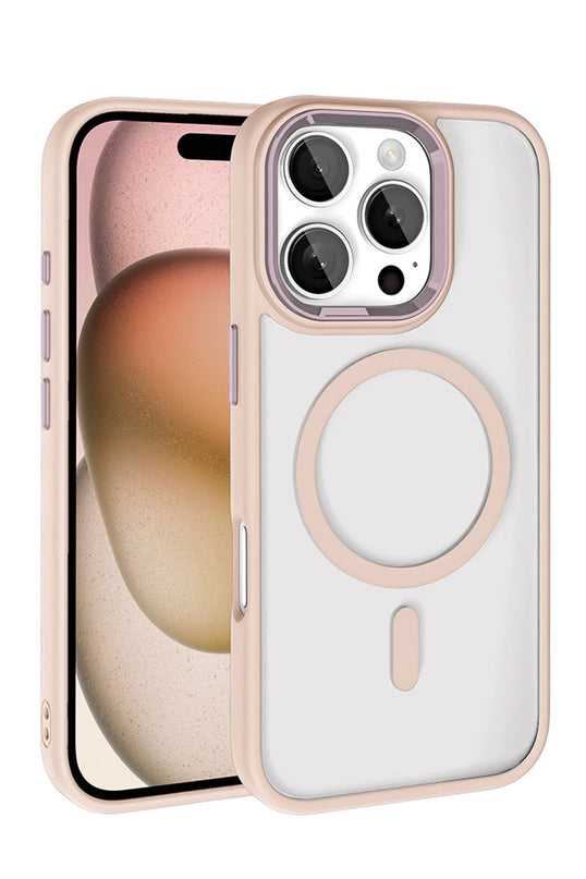 iPhone 16 Pro Max Terea Magsafe Kapak Kılıf - Pembe