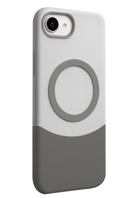 iPhone 16E Velar Magsafe Kapak Kılıf - Natural Grey