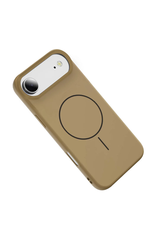 iPhone 17 Air Jully Magsafe Kapak Kılıf - Çöl Titanyum 2