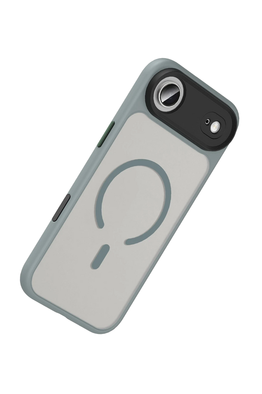iPhone 17 Air Megane Magsafe Kapak Kılıf - Titan Gri 4