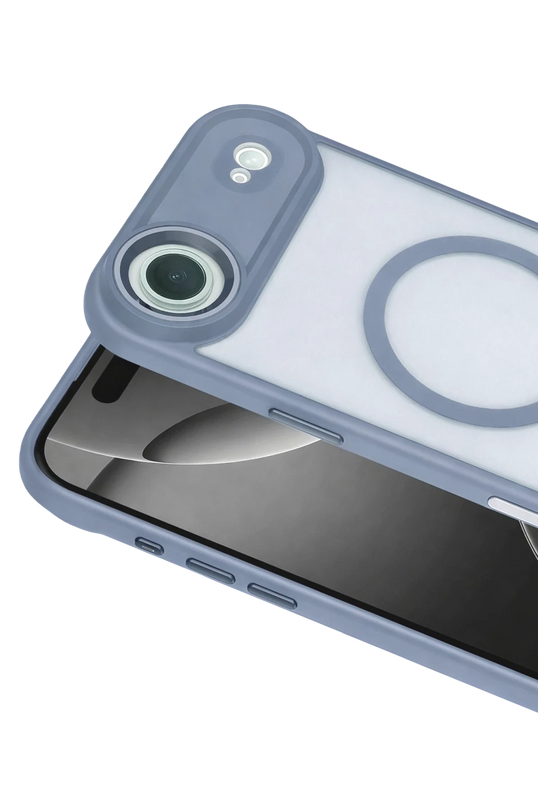 iPhone 17 Air Terea Magsafe Kapak Kılıf - Açık Mavi 2
