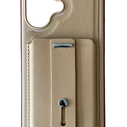 iPhone 17 Latte Kartvizitli Kapak Kılıf - Bej