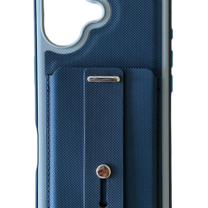 iPhone 17 Latte Kartvizitli Kapak Kılıf - Lacivert