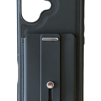 iPhone 17 Latte Kartvizitli Kapak Kılıf - Siyah