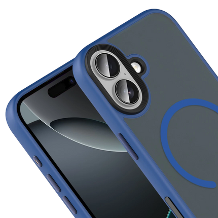 iPhone 17 Megane Magsafe Kapak Kılıf - Lacivert 3