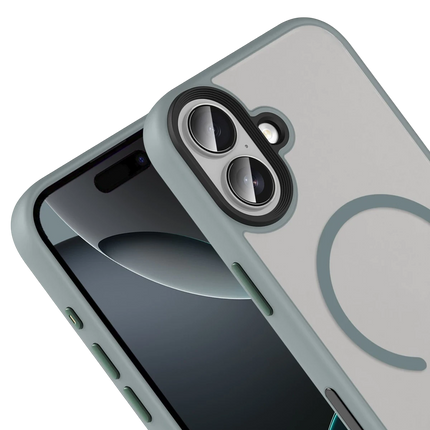 iPhone 17 Megane Magsafe Kapak Kılıf - Titan Gri 3
