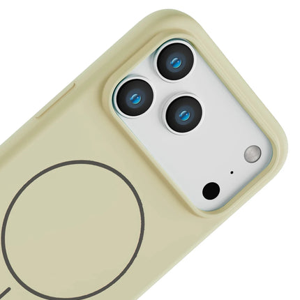 iPhone 17 Pro/18 Pro Jully Magsafe Kapak Kılıf - Bej 4