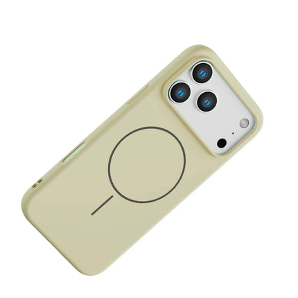 iPhone 17 Pro/18 Pro Jully Magsafe Kapak Kılıf - Bej 3