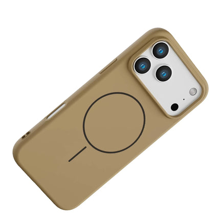 iPhone 17 Pro/18 Pro Jully Magsafe Kapak Kılıf - Çöl Titanyum 3