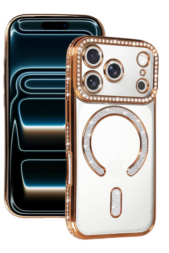 iPhone 18 Pro Max/17 Pro Max Joke Simli Magneticsafe Kılıf - Turuncu