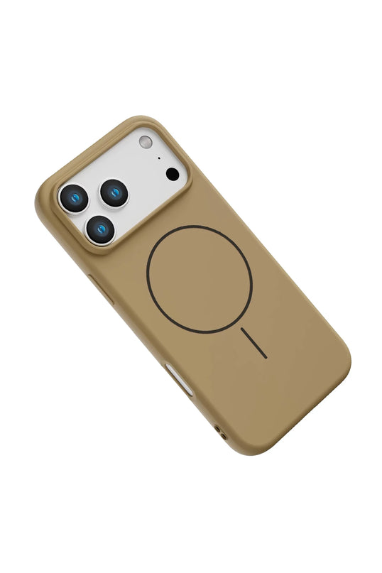 iPhone 17 Pro Max/18 Pro Max Jully Magsafe Kapak Kılıf - Çöl Titanyum 4