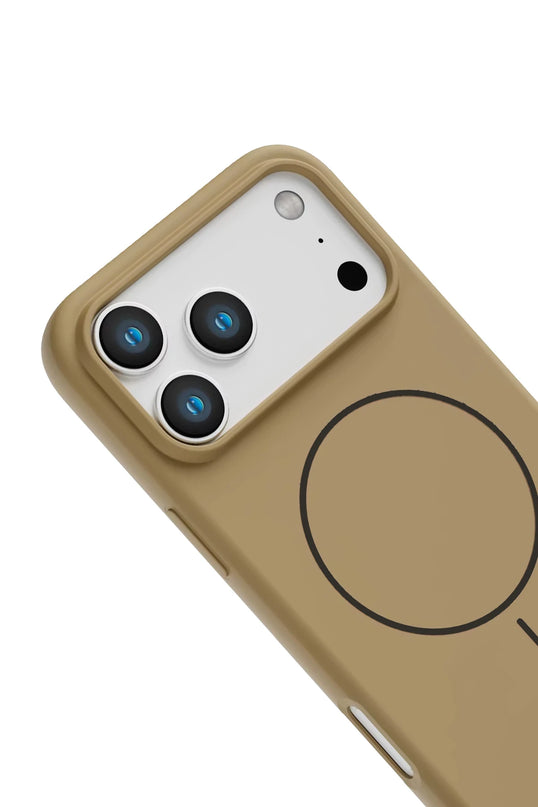 iPhone 17 Pro Max/18 Pro Max Jully Magsafe Kapak Kılıf - Çöl Titanyum 2