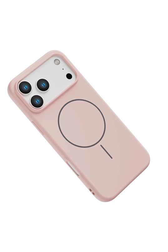 iPhone 17 Pro Max/18 Pro Max Jully Magsafe Kapak Kılıf - Pudra 2
