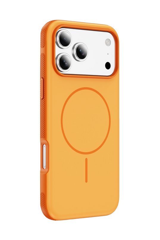 iPhone 17 Pro Max/18 Pro Max Neksa Magsafe Kapak Kılıf - Turuncu 2