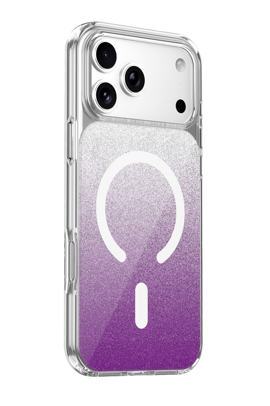 iPhone 17 Pro Max/18 Pro Max Sora Simli Magsafe Kapak Kılıf - Mor 3