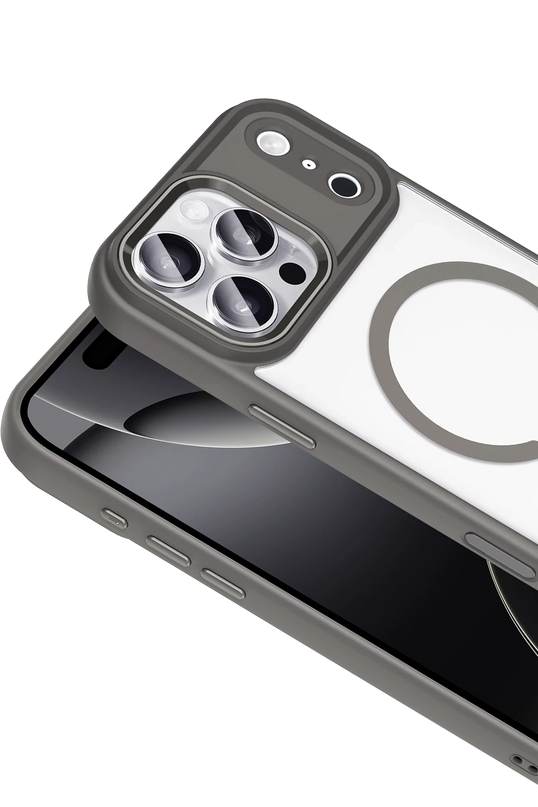 iPhone 18 Pro Max/17 Pro Max Terea Magsafe Kapak Kılıf - Gri 2