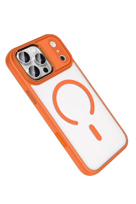 iPhone 18 Pro Max/17 Pro Max Terea Magsafe Kapak Kılıf - Turuncu 4