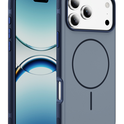 iPhone 17 Pro/18 Pro Neksa Magsafe Kapak Kılıf - Lacivert