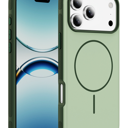 iPhone 17 Pro/18 Pro Neksa Magsafe Kapak Kılıf - Yeşil
