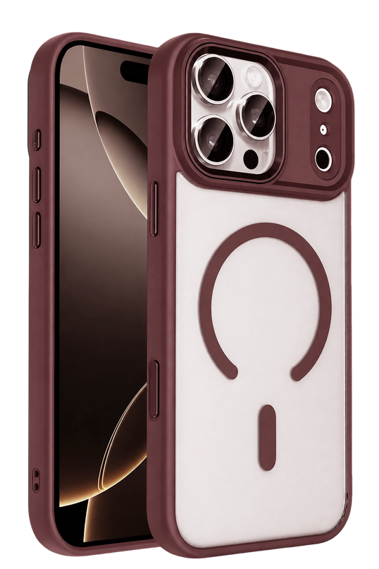 iPhone 18 Pro Max/17 Pro Max Terea Magsafe Kapak Kılıf - Bordo