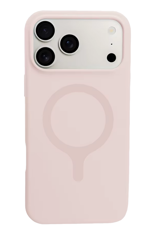 iPhone 18 Pro Max/17 Pro Max Z Silikon Magsafe Kapak Kılıf - Pembe 4