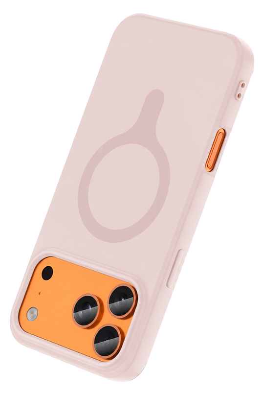 iPhone 18 Pro/17 Pro Z Silikon Magsafe Kapak Kılıf - Pembe 3