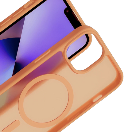 iPhone 11 Jota Magsafe Kapak Kılıf - Turuncu 3