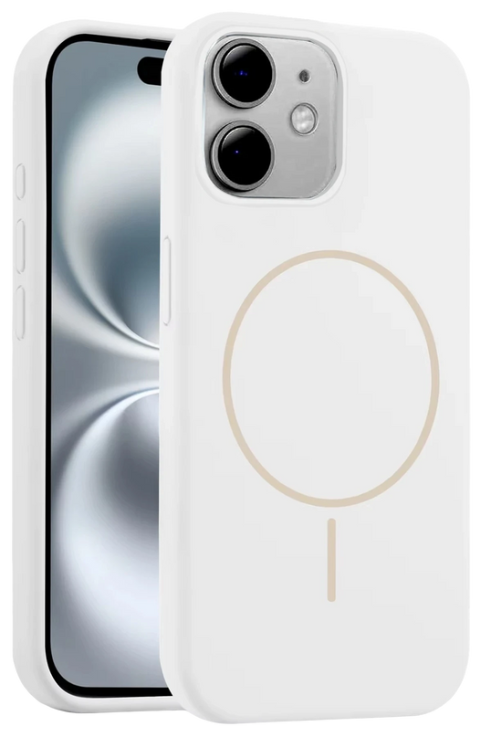 iPhone 11 Jully Magsafe Kapak Kılıf - Beyaz
