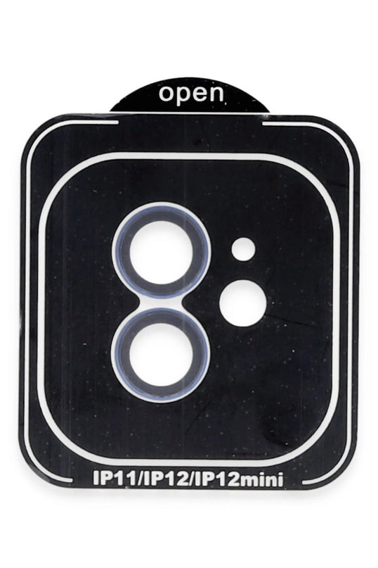 iPhone 11 PVD Metal Kamera Lens - Mavi