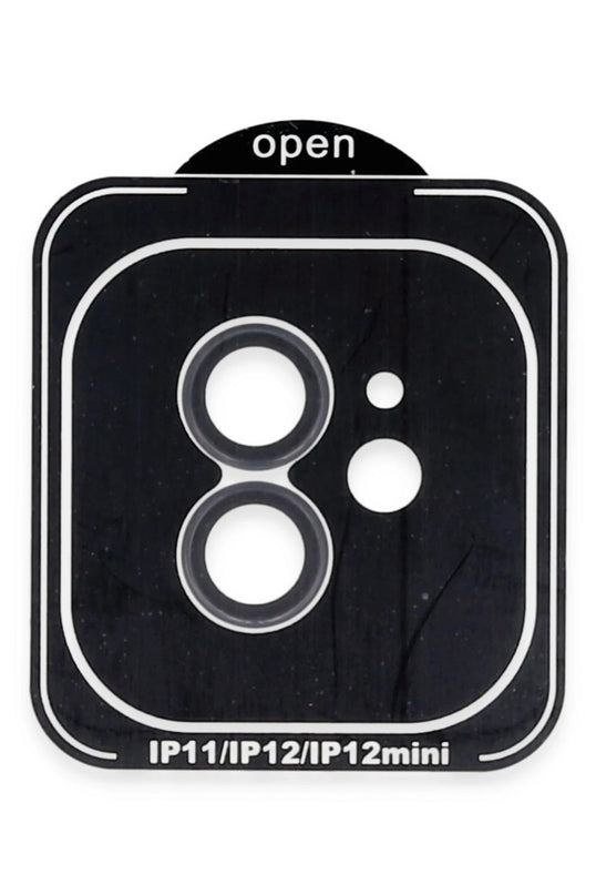 iPhone 11 PVD Metal Kamera Lens - Siyah