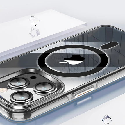 iPhone 14 Pro Crystal Magsafe Kapak Kılıf 5