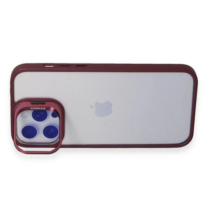 iPhone 14 Pro Roblox Lens Standlı Kapak Kılıf - Bordo 6