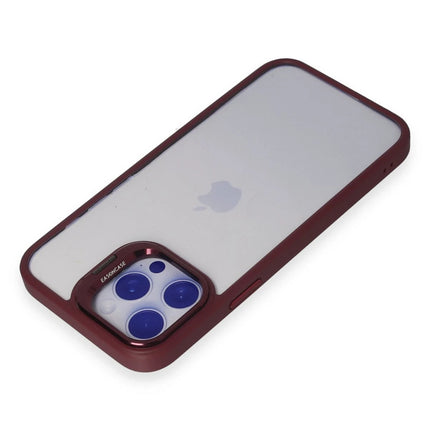 iPhone 14 Pro Roblox Lens Standlı Kapak Kılıf - Bordo 4