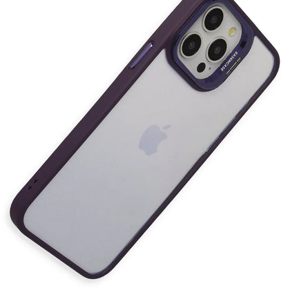 iPhone 14 Pro Roblox Lens Standlı Kapak Kılıf - Mor 3