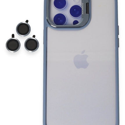 iPhone 14 Pro Roblox Lens Standlı Kapak Kılıf - Sierra Blue