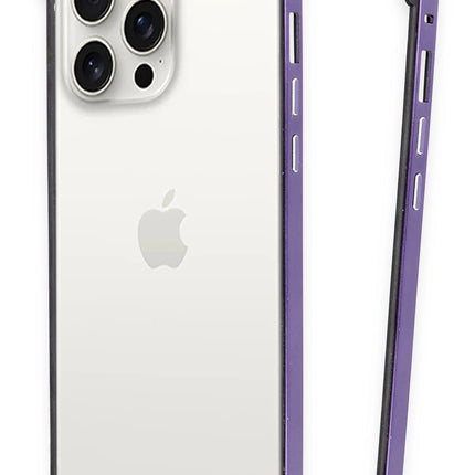 iPhone 14 Pro Land Bumper Koruma Kapak Kılıf - Derin Mor