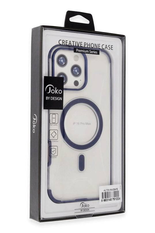 iPhone 14 Pro Max Hilton Magsafe Kapak Kılıf - Lacivert 2