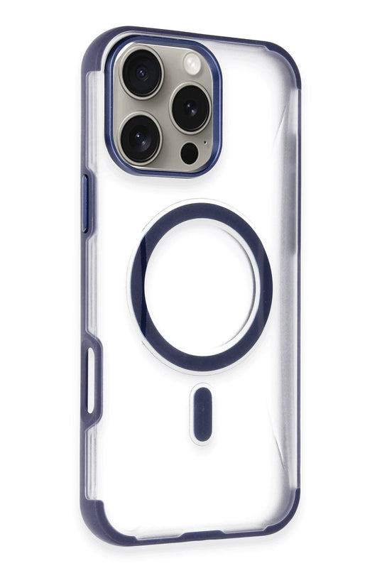 iPhone 14 Pro Max Hilton Magsafe Kapak Kılıf - Lacivert